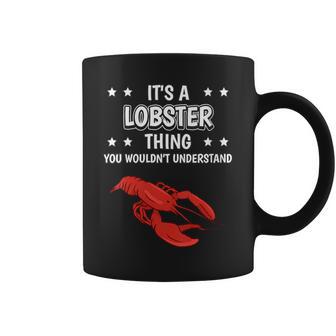 Women's Ist So Ein Hummer Ding Slogan Lobster With-Neck Tassen - Geschenkecke