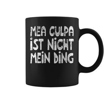 Women's Mea Culpa Ist Nicht Mein Ding Schröder Satire Ex Chancellor Tassen - Geschenkecke