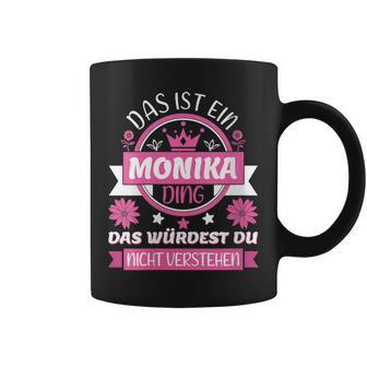 Women's Monika Name First Name Day Das Ist Ein Monika Ding With-Neck S Tassen - Geschenkecke