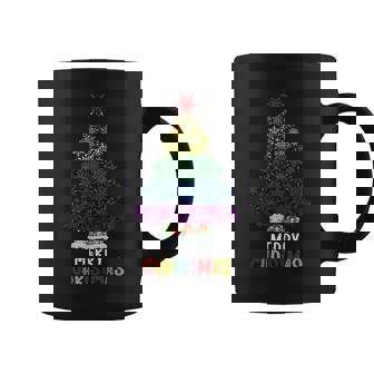 XBml LGBT Snowflake Christmas Tree Merry Xmas LGBT Pride Graphic Print Coffee Mug - Monsterry