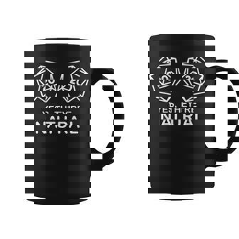 Yes They'Re Natural 20 D20 Dice Funny RPG Gamer Salty Gamer Graphic Print Coffee Mug - Monsterry