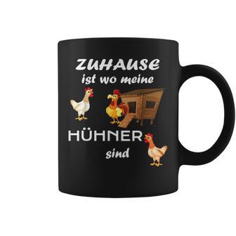 Zuhause Ist Wo Meine Hühner Sind Sind Farmer Zuhause Ist Wo Meine Hühn Tassen - Geschenkecke