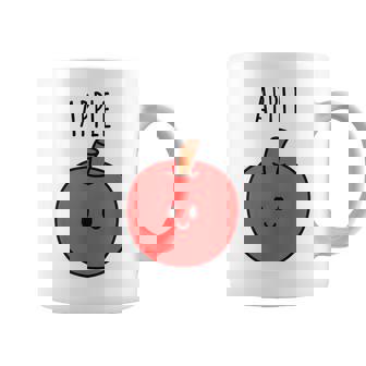 Apples Cinnamons Matching Couple Costume BFF Halloween Funny Graphic Print Coffee Mug - Monsterry