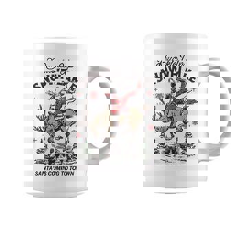 Buckle Up Snowflake Santa's Coming To Town Christmas Santa Coffee Mug | Mazezy