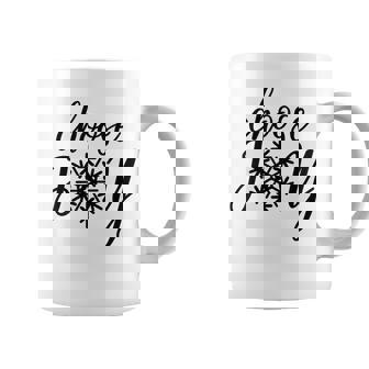 Choose Joy Snowflake Shirt Women Christmas Holiday Graphic Print Coffee Mug - Monsterry