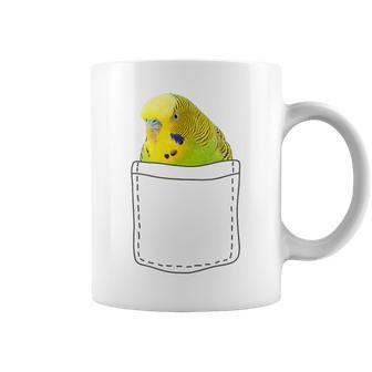 Cute Budgie In Bag Budgie Tassen - Geschenkecke