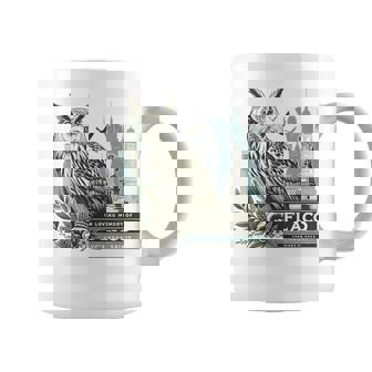 Flaco New York City's Free Spirit Tribute Eurasian Eagle Owl Tank Top Graphic Print Coffee Mug - Monsterry