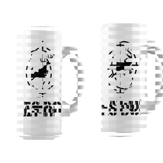 Hunting For Fast Food Deer Orange Coffee Mug - Seseable