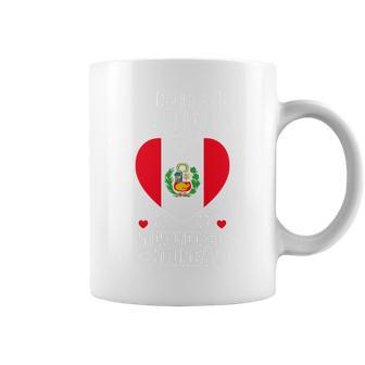 My Girlfriend Is Peruvian Girlfriend Peru Flag Tassen - Geschenkecke