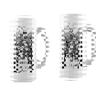 Horned God Wicca Paganism Forest Pagan Wiccan Cernunnos Graphic Print Coffee Mug - Monsterry
