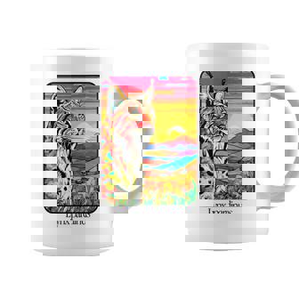 Iberian Lynx Lynx Pardinus 70s Vintage Animal Lover Tank Top Graphic Print Coffee Mug - Monsterry