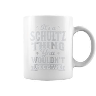 It's A Schultz Thing You Wouldnt Understand Nachname Nachname Raglan Tassen - Geschenkecke