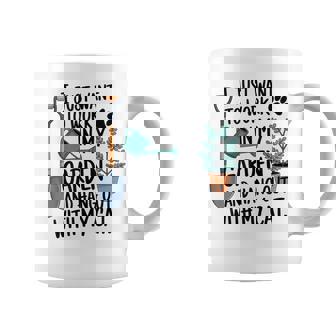 I Just Want To Work In My Garden And Hangout With Cats Coffee Mug | Mazezy