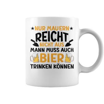 Maurer Beer Slogan Blue S Tassen - Geschenkecke