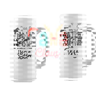 Nana Claus Reindeer Christmas Graphic Print Coffee Mug - Monsterry