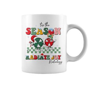 Tis The Season To Radiate Joy Radiology Xray Christmas Nurse Graphic Print Coffee Mug - Monsterry