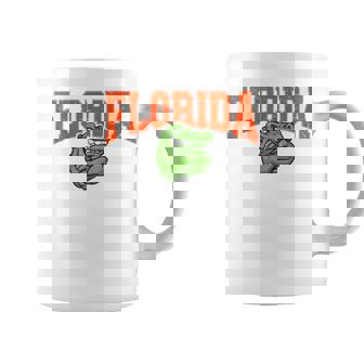 Vintage Florida Lovers Apparel Throwback Orange Coffee Mug - Seseable