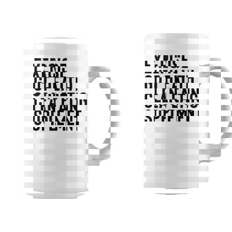 Wellness Gut Health Workout Clean Eating Plexus Exercise Tank Top Graphic Print Coffee Mug - Monsterry