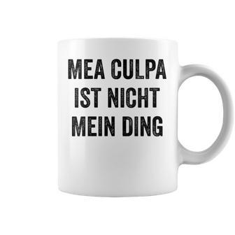 Women's Mea Culpa Ist Nicht Mein Ding Blue Tassen - Geschenkecke