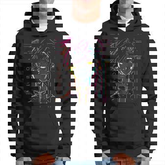 Anime Manga Motif Colorful Illustration Anime Hoodie - Seseable