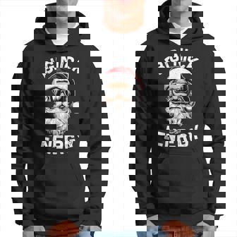 Big Nick Energy Inappropriate Christmas Santa Face Hoodie | Mazezy