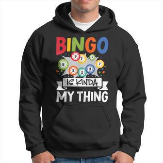 Bingo Ist Irgendwie Mein Ding Lustiges Glücksspiel Kapuzenpullover - Geschenkecke