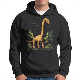 Brachiosaurus Dinosaur Motif Illustration Brachiosaurus Kapuzenpullover - Geschenkecke