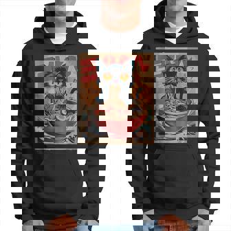 Cat Ramen Japanese Graphic Kawaii Cat Anime Hoodie - Thegiftio