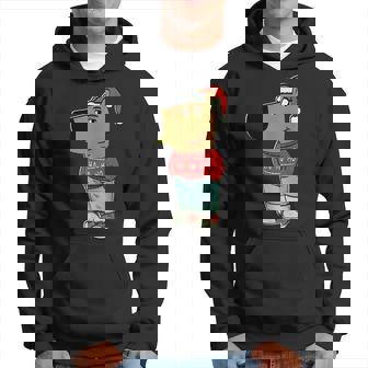 Chill Guy My New Character Meme Christmas Chill Guy Hoodie - Monsterry