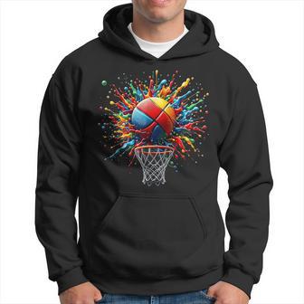 Colorful Basketball Tie-Dye Hoodie - Thegiftio UK