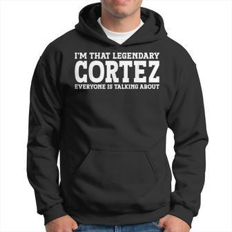 Cortez Surname Team Family Last Name Cortez Kapuzenpullover - Geschenkecke