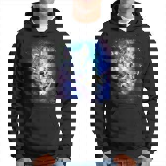 Cosmic Space Loup Famille Tête De Loups Sweat à capuche - Cadeauxyz