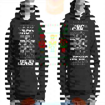 Crack Deez Nuts Christmas Hoodie | Mazezy