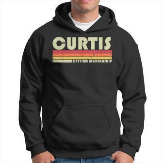 Curtis Nachname Lustiges Retrointage 80Er 90Er Geburtstag Wiedersehen Kapuzenpullover - Geschenkecke