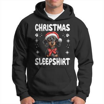 Dachshund Wiener Doxie Dog Nightdress Pyjamas Christmas Kapuzenpullover - Geschenkecke