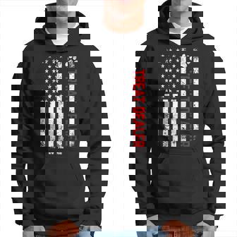 Dog Treat Dealer Dog Owner Dog Treats American Flag Hoodie - Thegiftio