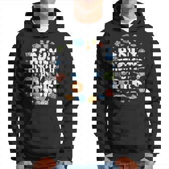 Easily Distracted By Rocks Rock Hound Rock Lovers Geologists Hoodie - Monsterry