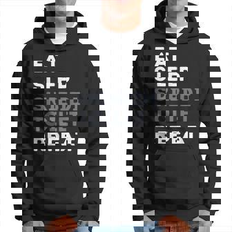 Eat Sleep Skibidi Toilet Repeat Skibidi Toilet Meme Hoodie - Thegiftio