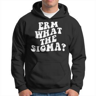 Erm What The Sigma Brainrot Saying Hoodie - Thegiftio UK