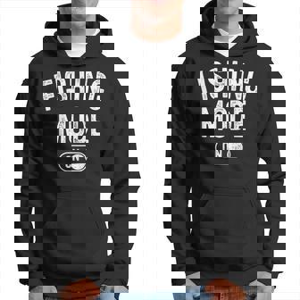 Fishing Mode On Fisher Fisherman Dad Angling Hoodie - Thegiftio UK