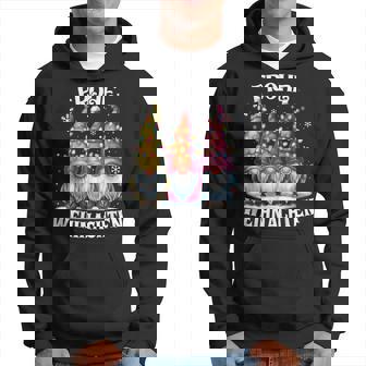 Frohe Weihnachten German Gnome Christmas Decorations Germany Hoodie - Thegiftio UK