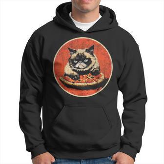 Cat Pizzaintage Kapuzenpullover - Geschenkecke