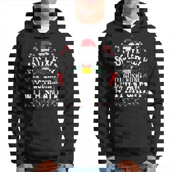 Christmas Most Likely To Go Fishing With Santa Hoodie - Thegiftio