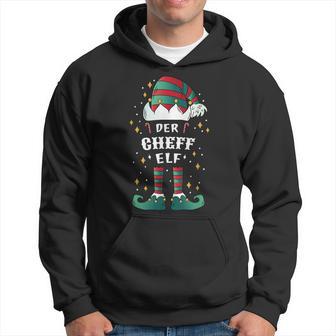 Elf Christmas Ich Bin Der Chef Elf Kapuzenpullover - Geschenkecke