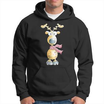 Winter Reindeer I Deer Wild Animal Elk Animal Motif Kapuzenpullover - Geschenkecke