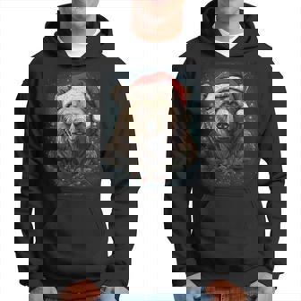 Grizzly Bear Christmas Hoodie - Monsterry
