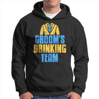 Groom's Drinking Team Retro Stag Night Kapuzenpullover - Geschenkecke