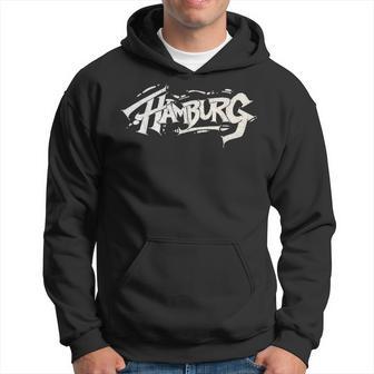 Hamburg City Graffiti Straßenkunst Handstyle Deutschland Hip Hop Kapuzenpullover - Geschenkecke