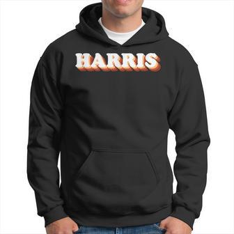 Harris Familienname Outfit Personalisiert Nachname Urlaub Kapuzenpullover - Geschenkecke