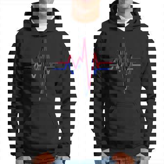 Heart And Rhythm Healthcare Worker Graphic Hoodie | Mazezy